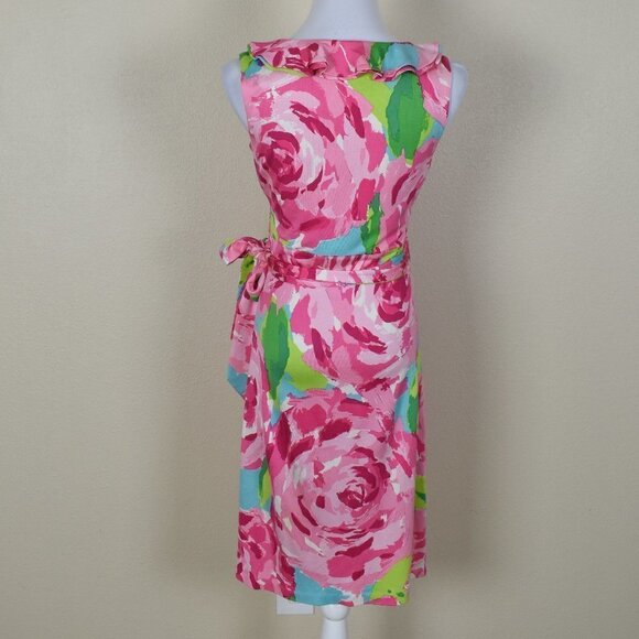 Lilly Pulitzer First Impressions Hayden Wrap Dress S - Picture 3 of 10